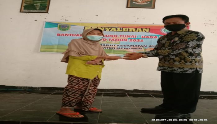 pembagian BLT DD Bulan kedelapan Tgl 5 agustus 2021 01