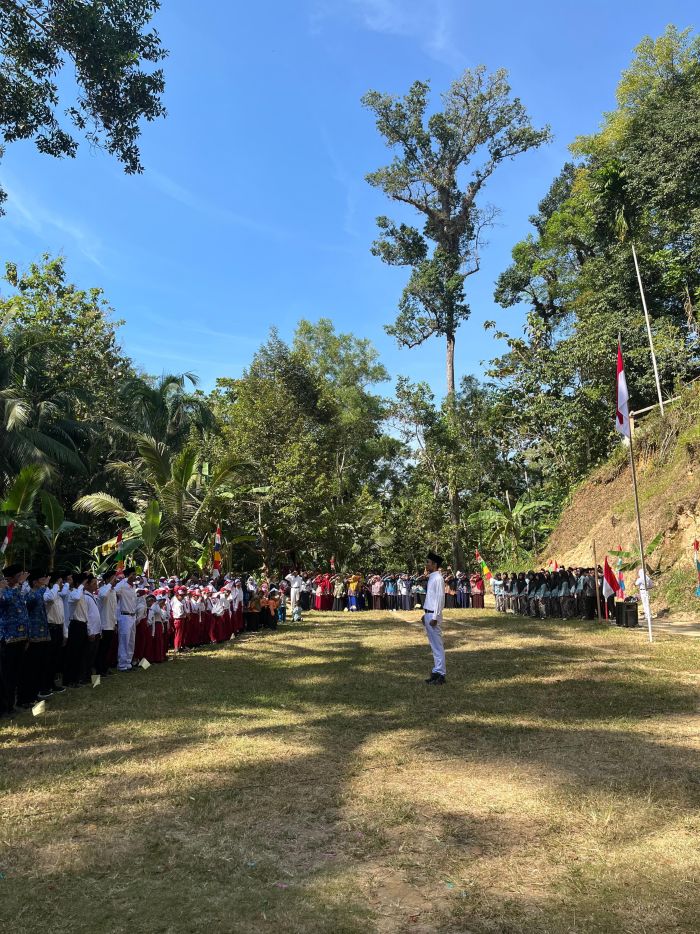 Upacara Bendera Peringatan HUT Ke-79 Proklamasi Kemerdekaan Indonesia Tahun 2024 Desa Banjararjo 02