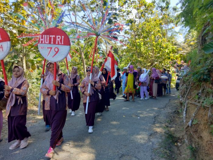  Pawai Karnaval HUT Ri Ke 79 di Desa Banjararjo Kecamatan Ayah 02