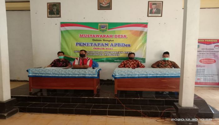 MUSYAWARAH DESA Dalam Rangka  PENETAPAN APBDes Tahun 2021  02