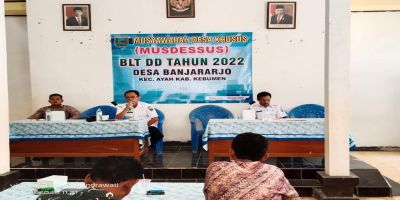 MUSDESSUS BLT-DD TAHUN ANGGARAN 2022